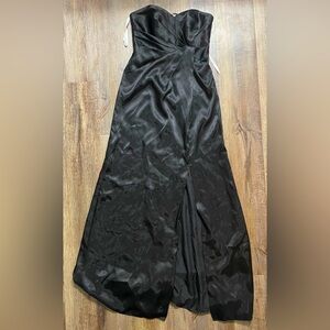 David’s Bridal size 4 black bridesmaid dress
